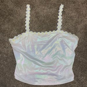 Iridescent Daisy Tank Top